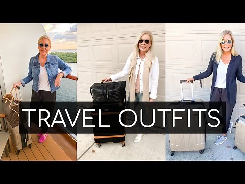 Travel Outfit Ideas | Travel TIPS How To Look GOOD While Traveling | Women Over 40