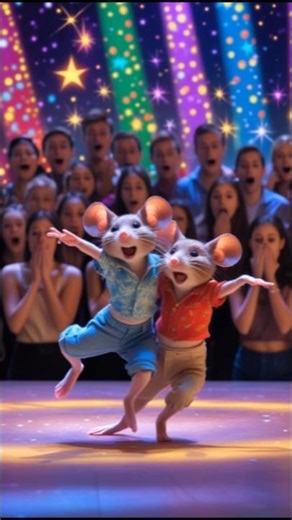 Two Dancing Mice Stun The Crowd With Epic Moves! 🐭🎶✨ | Viral Animation 2025