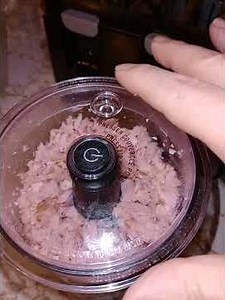 Using leftover ham for ham salad.