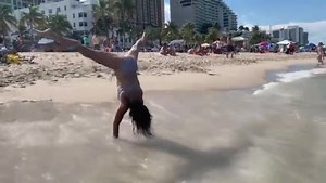 Coaches still tumble at the beach ! | Tumble Tots