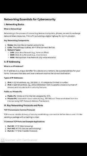 Networking Essentials for Cybersecurity - Every IT Professional Must Know. #Networking #CyberSecurity #CCNA #NetworkEngineering #ITSecurity #IPv4 #IPv6 #OSIModel #TCPIP #Firewall #VPN #IPSec #CyberAttacks #TechEducation #ITCareers | Networking with Israr