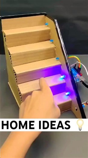 DIY Smart Stair Lights | Arduino Motion Sensor Project #shorts #diy #smarthome