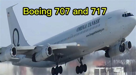 Boeing 707 & 717: From Classic Jet Age to Modern Efficiency The Boeing 707 helped launch the modern jet age. Entering service in the 1950s, it replaced propeller airliners with speed, power, and intercontinental range. With four engines and swept wings, the 707 became a global symbol of progress, shrinking the world and making international travel routine. Decades later came the Boeing 717. Smaller, efficient, and designed for short-to-medium routes, it carries around 100 passengers while delive