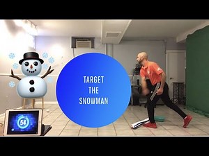 PE At Home: “Target The Snowman” Challenge