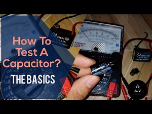 Testing Capacitors In Analog Multimeter (Filipino)