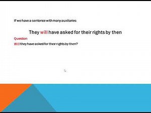 Operators in English grammar