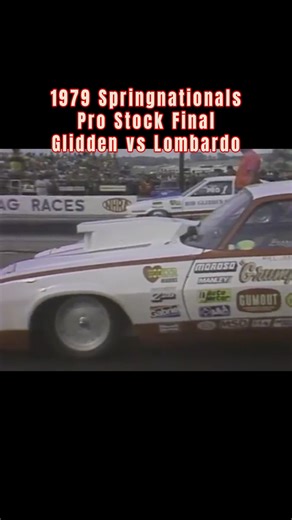 Taking you back to the 1979 Springnationals Pro Stock Final where Bob Glidden driving a Mopar took on Larry Lombardo in Grumpy's Camaro. | Vintage Drag Racing Shirts
