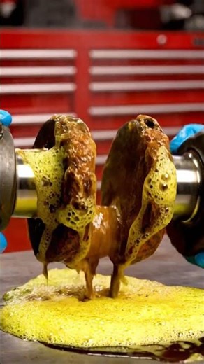 INSANE Fluorescent Yellow Foam MELTS Rust Off This Crankshaft! 🔥