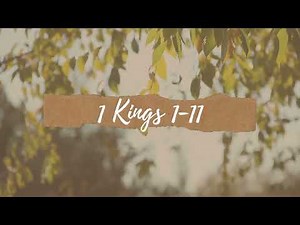 1 Kings 1-11: The Reign of Solomon