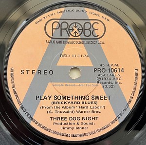 Three Dog Night - Play Something Sweet (Brickyard Blues)
