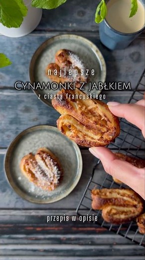 Proste i pyszne CYNAMONKI z ciasta francuskiego #cynamon #ciasteczka #cinamonroll
