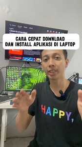 Cara cepat download aplikasi di laptop #tutorialandroid #TipsAndroid | Tips Cerdas
