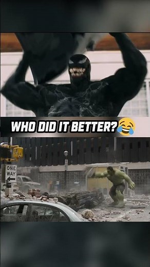 Venom Vs Hulk Car Destroying Scenes