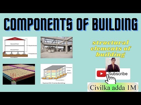 components of Building || Structural elements of the building || Building components ||