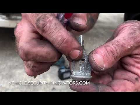 Replacing locks on Kenworth