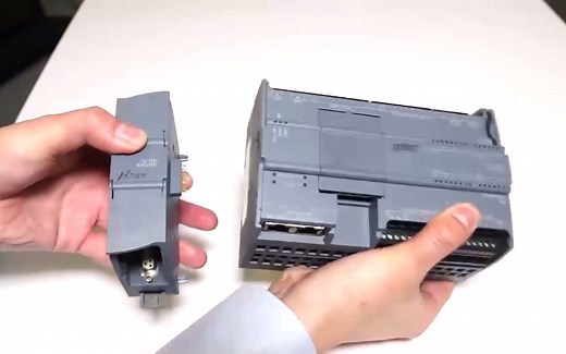 西门子1200模块的安装，拆卸教程