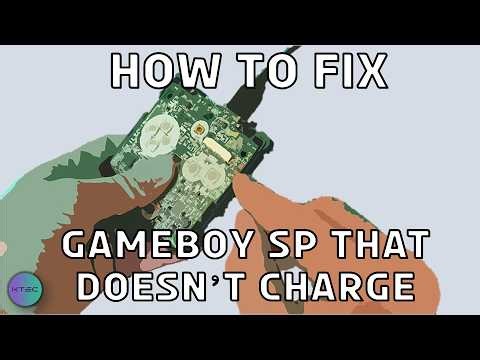 How to fix common battery charge issues with Gameboy Advance SP's