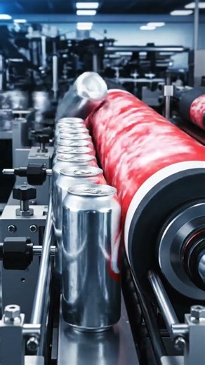 How Soda Cans Are Made! 🥤⚙️ Satisfying Deep Drawi