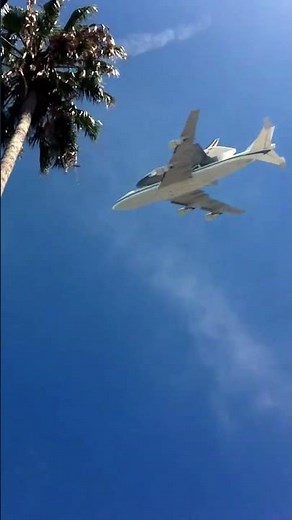Final Flight of Space Shuttle Endeavour Flies by right over my work In Los Angeles