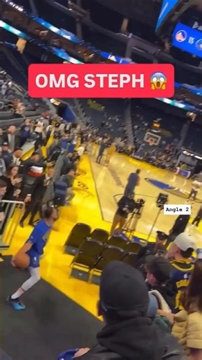 Steph Curry’s INSANE SHOT from the tunnel.