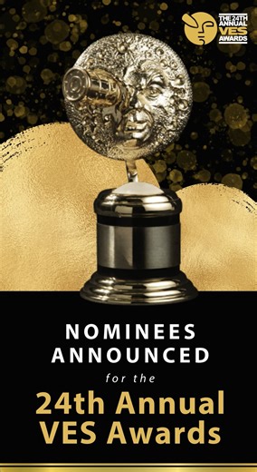 🎉 Today, we’re delighted to announce the nominees for the 24th Annual VES Awards, which honors exceptional visual effects artistry and innovation across film, animation, television, commercials, games, venues, and new media. This celebration shines a light on the VFX supervisors, producers, and hands-on artists who bring imaginative worlds to life. 👉 Follow the link to view the full press release: https://vesglobal.org/press-releases/24th-nominees/ #VESAwards #VFX | Visual Effects Society