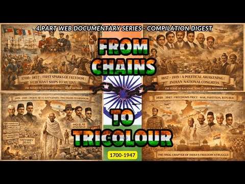From Chains To Tricolour | जंजीरों से लेकर तिरंगे तक | E1-E4 | India's Freedom Struggle | 1700-1947