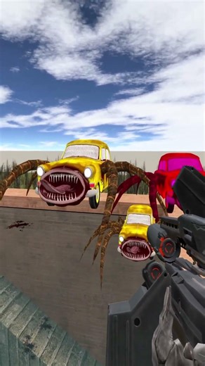 Car Eater Family In Maze #gmod #garrysmod #nextbots