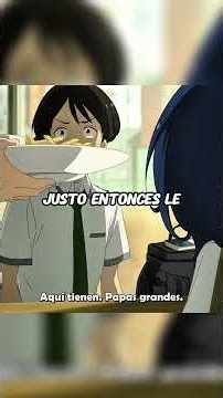 I helped her drink water... #anime