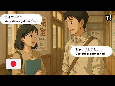 Japanese Conversations for Beginners A1–A2 | Talk About Yourself