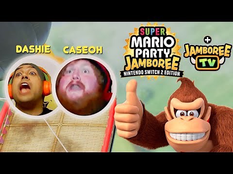 DASHIE AND CASEOH VS DONKEY [Mario Party Jamboree Switch 2 Edition + Jamboree TV]