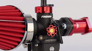 NIBBI Carburetor Perfect for Predator 212,with Intake Manifold 48mm Air Filters,for Coleman,Predator 196cc 212cc 224cc Engine Performance Parts(Red)