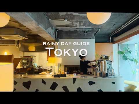Tokyo in the Rain ☔️ | Murakami Library, Art Aquarium & Cozy Cafes | JAPAN vlog