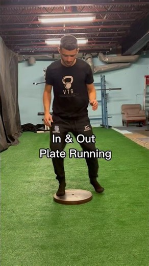 In & Out Plate Running - Exercise Demonstration