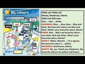 Kid's Box Starter - Unit 3 - My Colours - 1 - Listen and point.