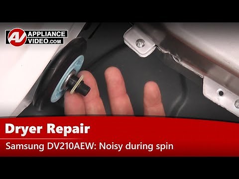 Samsung Dryer - Making grinding & thumping noise - Drum Roller Diagnostic & Repair