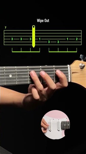 The Surfaris - Wipe Out #guitartutorial #guitartabs