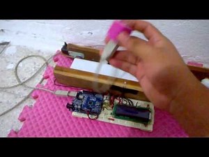 Conveyor belt + laser sensor + Arduino