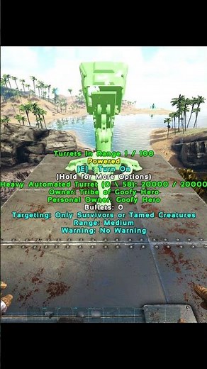 How To Float Turrets - Ark