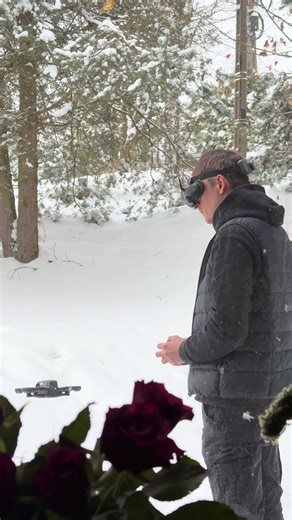 POV: you’re freezing at -19°C flying a drone while your girlfriend is the director… from the sofa (Hot drink included) 😌🎬 NB: No, I am not picking my nose #couplelife #dronelife #winter #dronefootage #justsendit