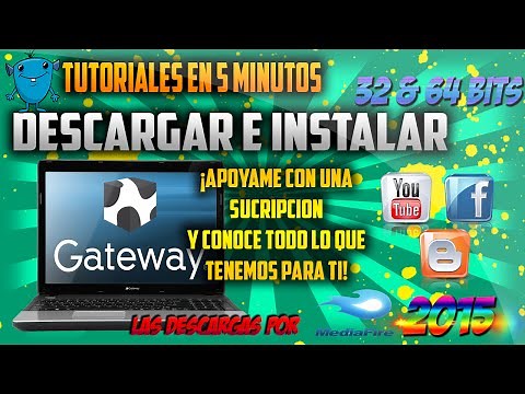 DESCARGAR E INSTALAR TUS DRIVERS DE UNA GATEWAY VERSION OFICIAL