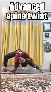 10K views · 200 reactions | Advanced Spine twist yoga pose #yogapractice #spinetwsitpose | Jeevan YOGA Studio | Facebook