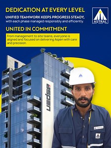 Progress doesn’t happen by chance, it’s built through unity, discipline, and shared responsibility From management to on-site teams, every phase is handled with care, coordination, and precision to keep projects moving forward smoothly. At Astral Constructors, dedication runs through every level, ensuring each milestone is delivered with purpose and pride. #AstralConstructors #ProjectAspen #QualityInEveryDetail #ProgressInMotion #TeamworkInAction | Astral Constructors