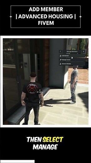 Add Member | Advanced Housing System | #fivem #gta5 #roleplay #gtaonline #gtarp