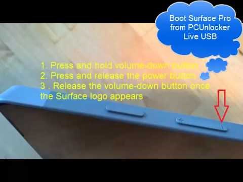 Reset Windows 10 Password on Surface Pro 3 When You Forgot It