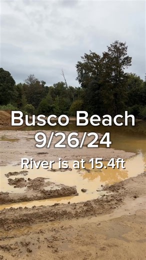 Busco Beach 9_26_24 River is at 15.4ft. #mudding #offroad #buscobeach #camping #mudlife | Mendi Wedd