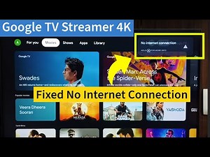 Google TV Streamer 4K | Fix No Internet Connection Issue