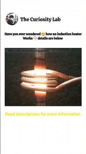 How an induction heater works 🤔 #shorts #induction #heater