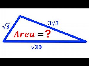 Can you find area of the Triangle? | (Justify) | #math #maths | #geometry