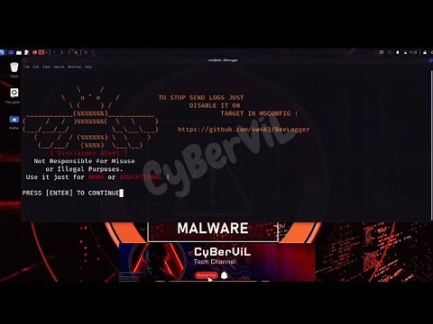 🎯 How to Install BeeLogger on Kali Linux | Create Undetectable Email Keyloggers! ⚡💻 [2024 Edition]