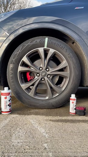 9K views · 35 reactions | T1 Durable Tyre Gel and T2 Tyre Dressing, what’s the difference? Appearance wise; T1 (left side) leaves a nice enhanced gloss finish to your tyre or when buffed off, a slightly soaked down gloss. T2 (right side) leaves a more natural finish and adds an almost satin sheen to your tyre. Which would you pick out of the two? #gtechniq #t1 #t2 #tyre #gel #dressing #detailing #detailers #carcare #finishing #touches #pureperformance | Gtechniq | Facebook
